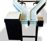 Double modular belt conveyor.